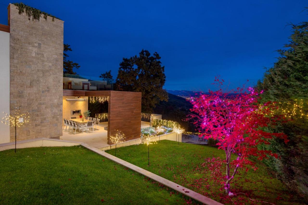 Villa Altavista - Seaview & Relax With Heated Pool & Minigolf Opatija Exterior foto
